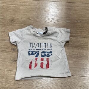 Led Zeppelin Kids Graphic Tee - Tan